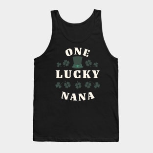 One Lucky Nana St Patricks Day Tank Top